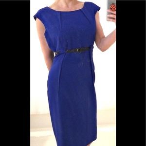 Calvin Klein size 12 royal blue, silky lining dess